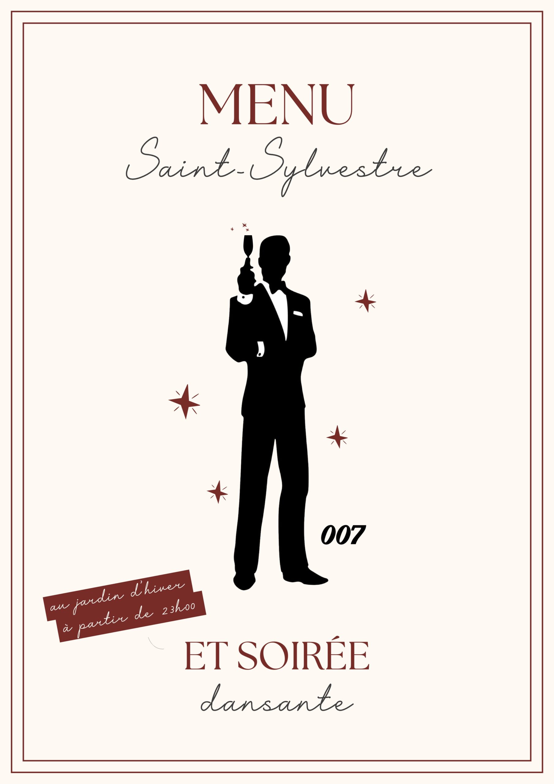 Menu Nouvel An restaurant perros guirec